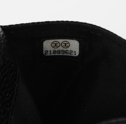 Chanel Caviar Timeless CC Card Holder Black 6 of 8