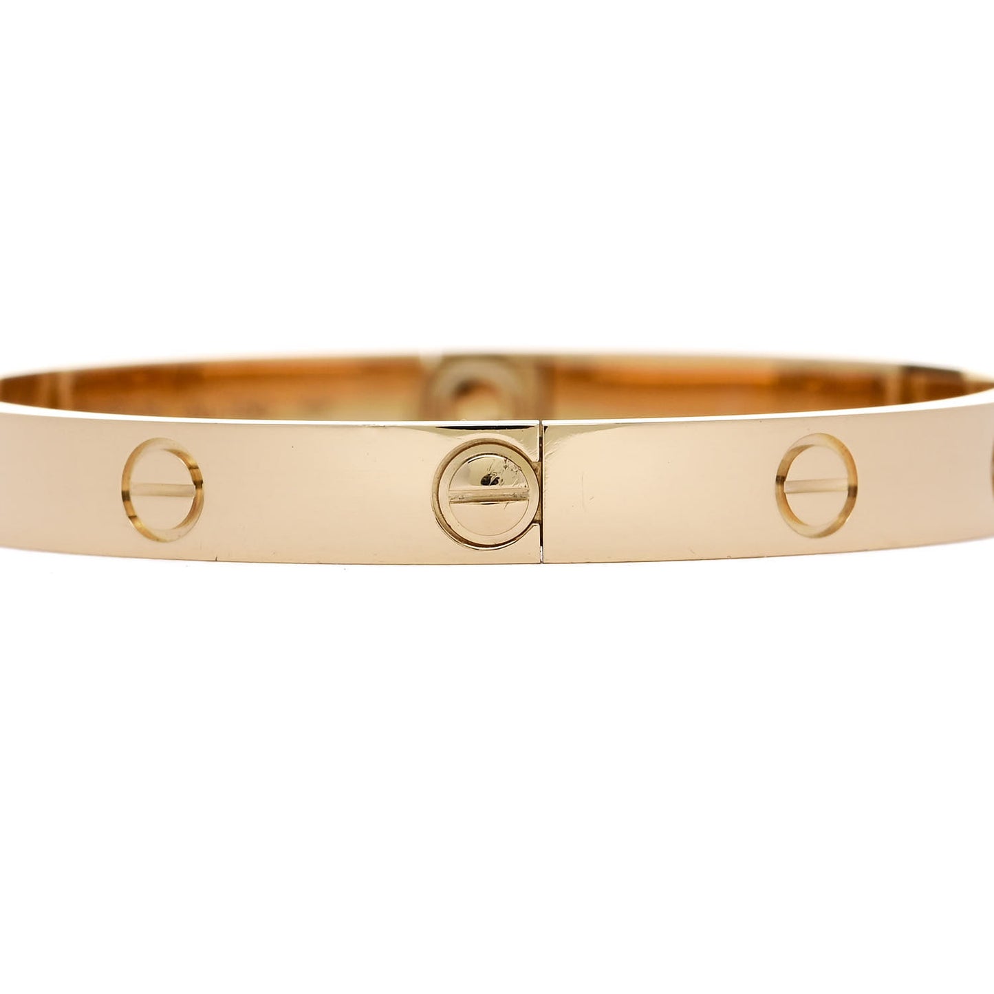 18K Yellow Gold LOVE Bracelet 17