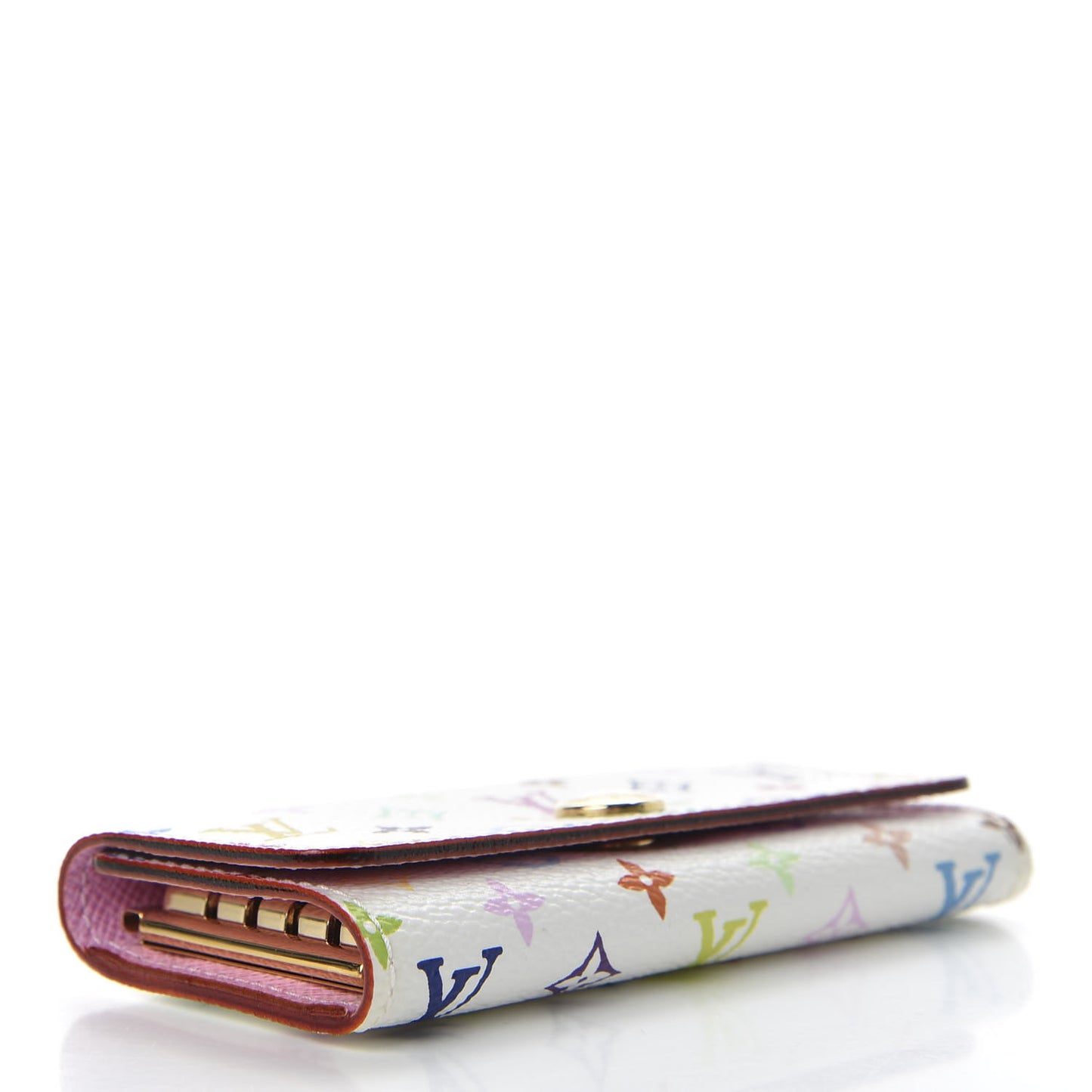 Monogram Multicolor Multicles 4 Key Holder White Litchi