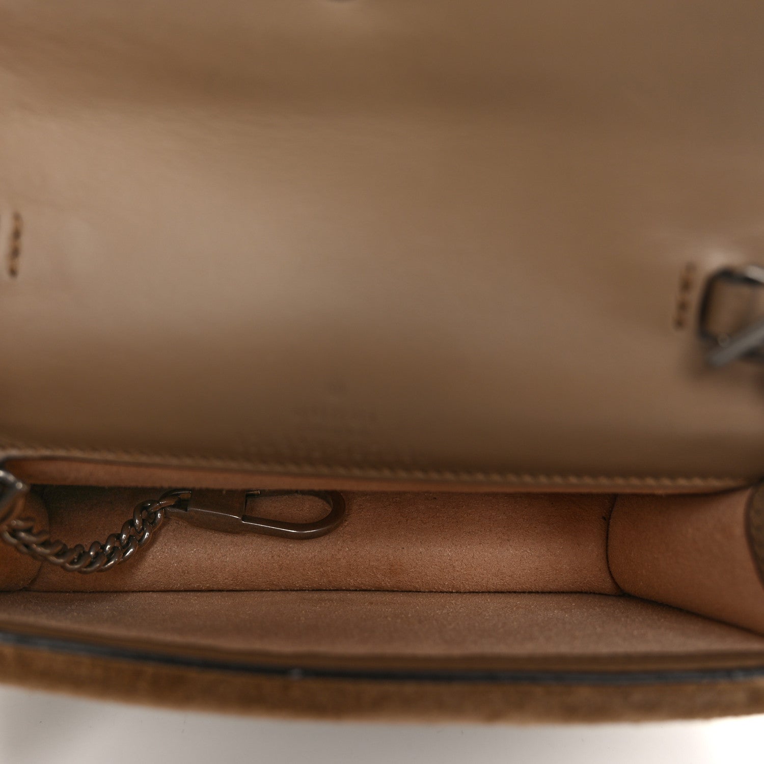 Gucci GG Supreme Monogram Super Mini Dionysus Shoulder Bag Taupe 5 of 9