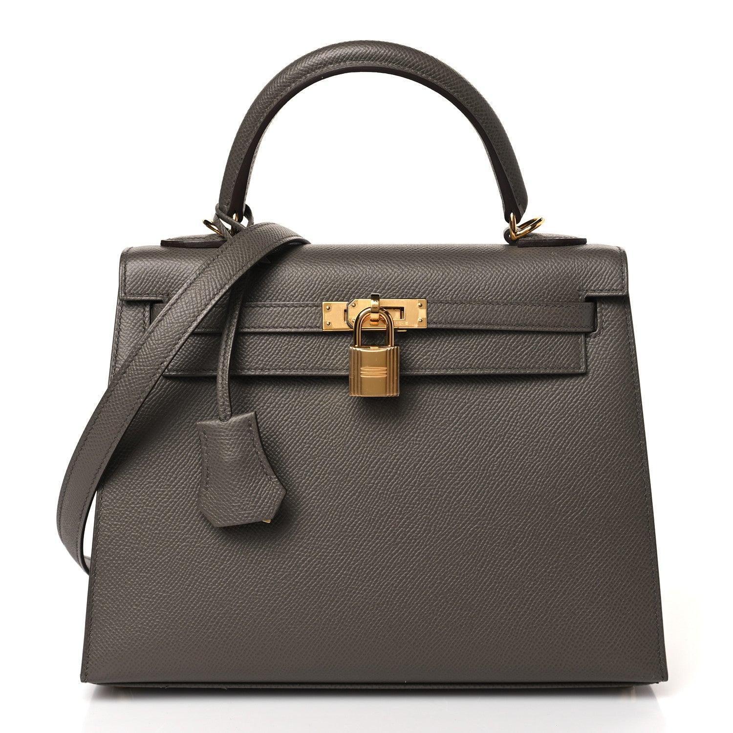 Hermes Epsom Kelly Sellier 25 Etain 1 of 10