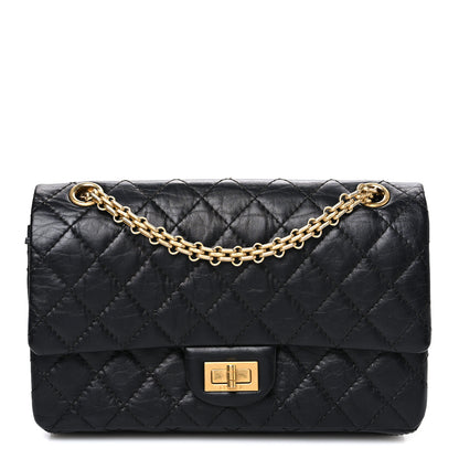 Chanel Aged Calfskin Quilted 2.55 Reissue 225 Flap Black 1 of 10