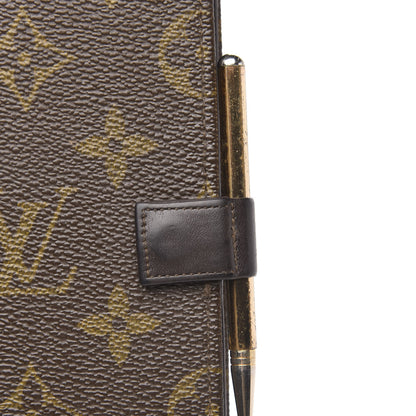 Louis Vuitton Monogram Mini Agenda Cover w Pencil 7 of 9