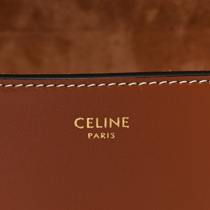 Celine Smooth Calfskin Cuir Triomphe Folco Crossbody Bag Tan 6 of 9