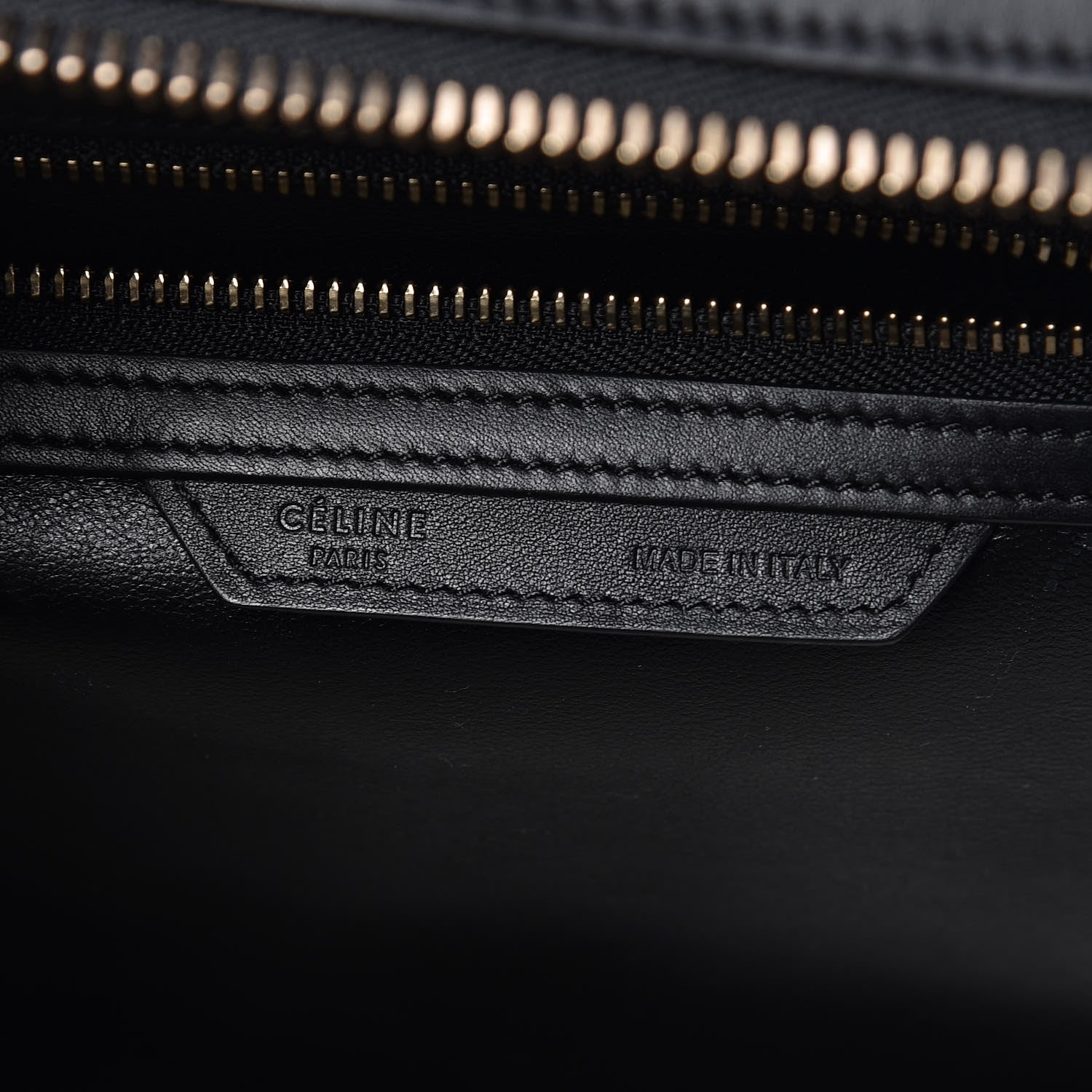 Celine Smooth Calfskin Mini Luggage Black 6 of 13