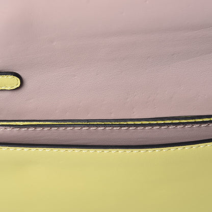 Valentino Garavani Nappa Monochrome Rockstud Wristlet Clutch Soft Yellow 9 of 11
