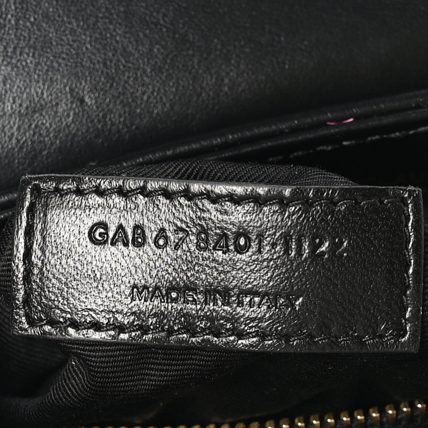 Saint Laurent Calfskin Y Quilted Monogram Toy Loulou Crossbody Bag Black 7 of 10