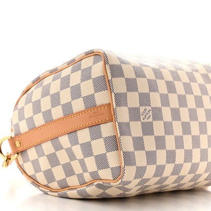 Louis Vuitton Damier Azur Speedy Bandouliere 25 10 of 12