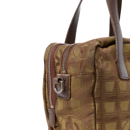Chanel Nylon Mini Travel Tote Brown 18 of 18