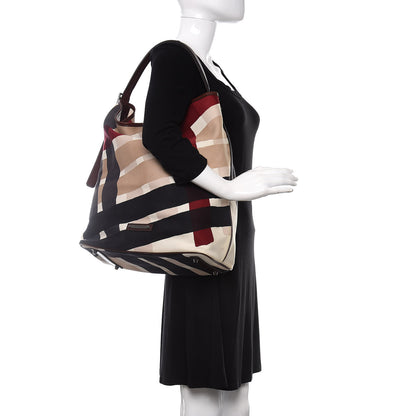 Burberry Canvas Check Bucket Bag Multicolor 2 of 10