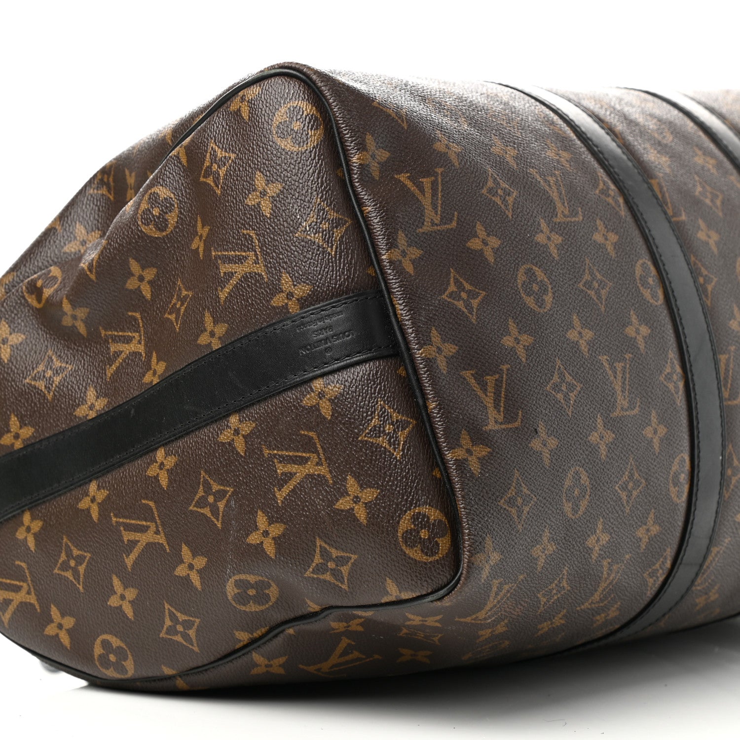 Louis Vuitton Monogram Macassar Keepall Bandouliere 45 9 of 12