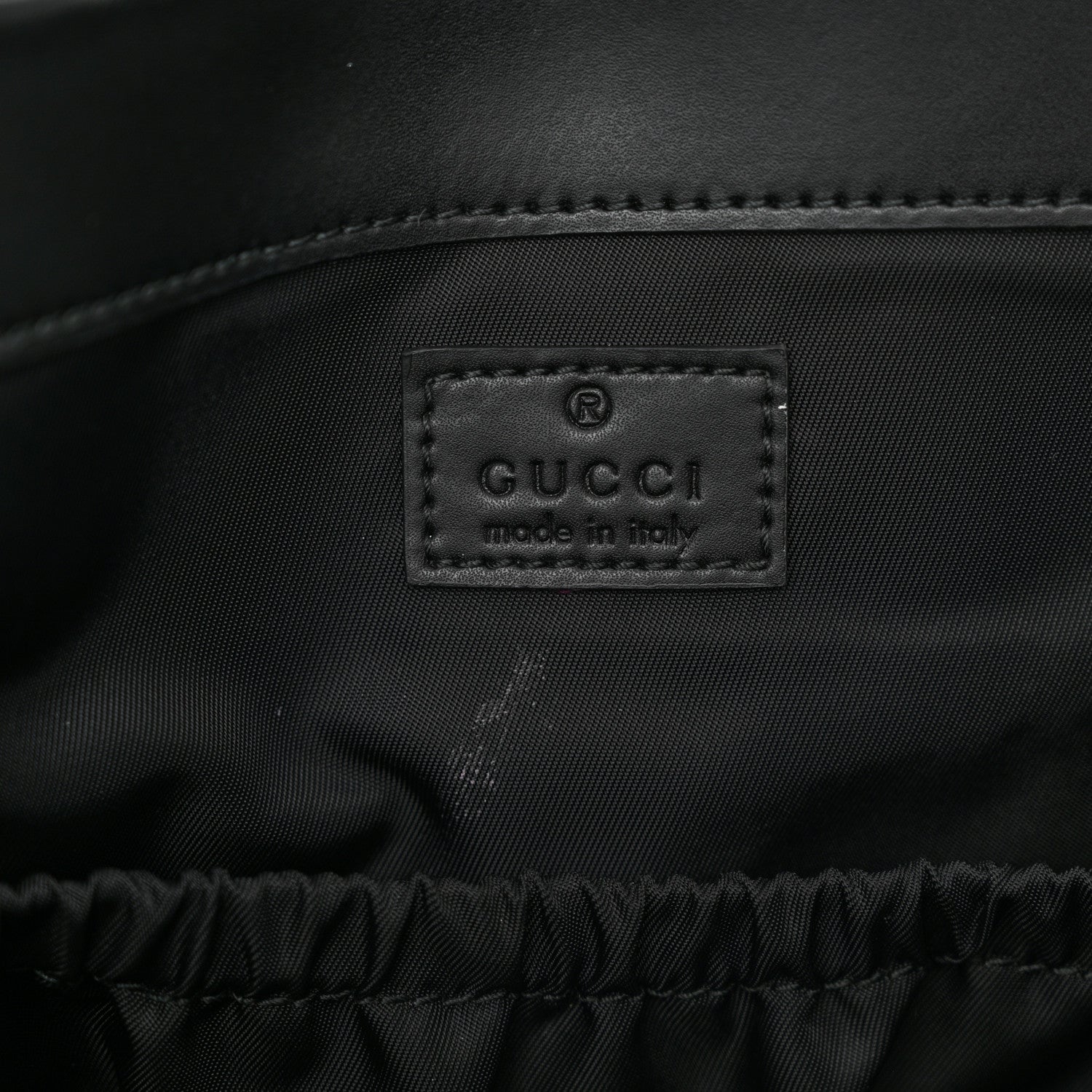 Gucci GG Supreme Monogram Web Messenger Diaper Bag Black Grey 7 of 14