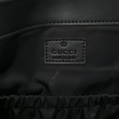 Gucci GG Supreme Monogram Web Messenger Diaper Bag Black Grey 7 of 14