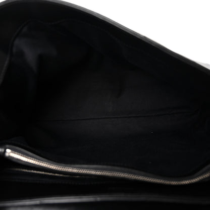 Saint Laurent Calfskin Y Quilted Monogram Large Loulou Chain Satchel Black 5 of 9