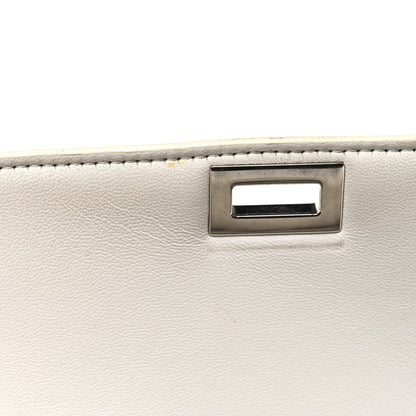 Celine Liege Calfskin Medium Classic Box Flap Bag White 14 of 14