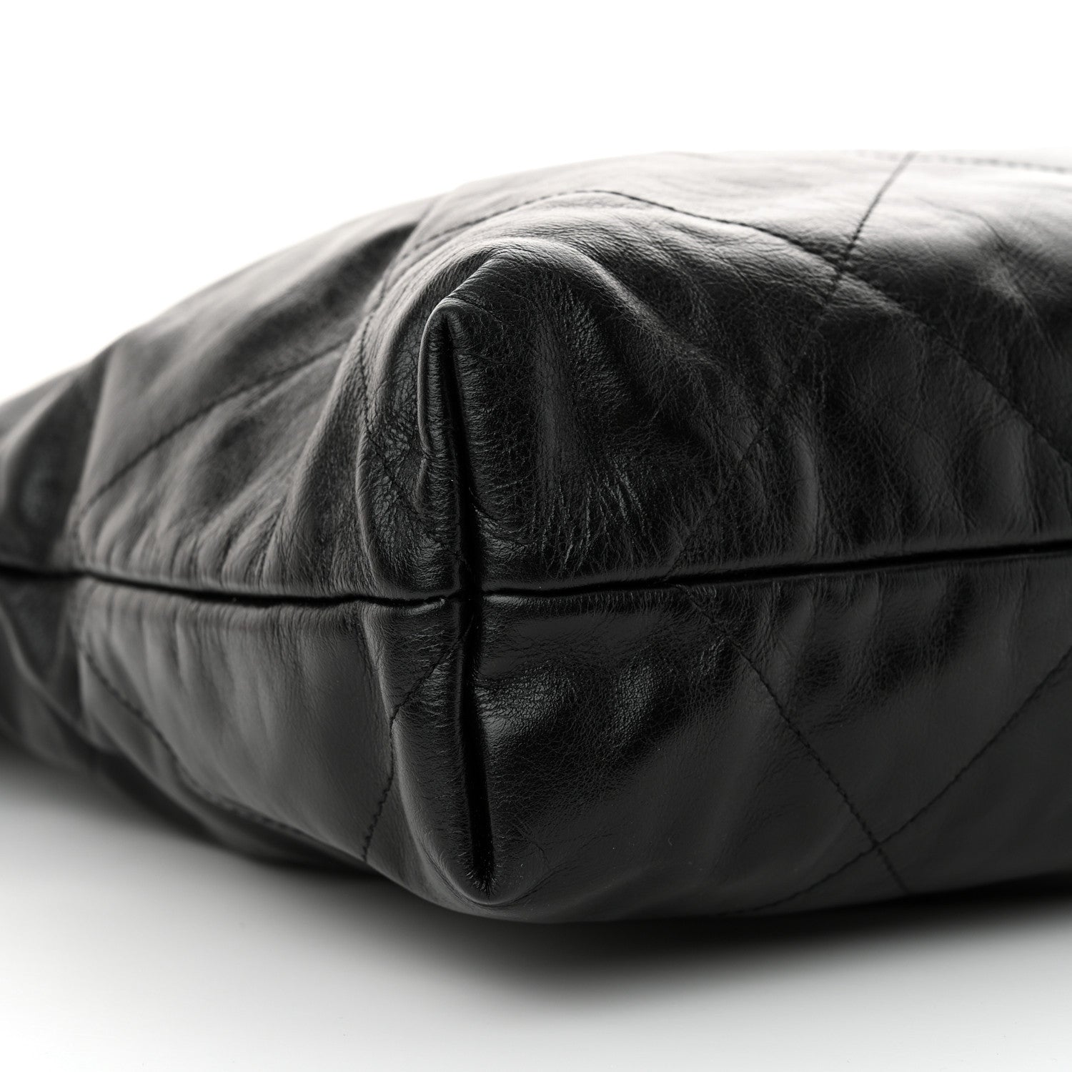 Chanel Shiny Calfskin Quilted Chanel 22 Black 10 of 11