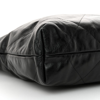 Chanel Shiny Calfskin Quilted Chanel 22 Black 10 of 11