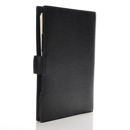 Louis Vuitton Epi Large Ring Agenda Black 3 of 7
