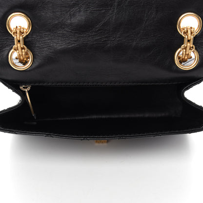 Chanel Aged Calfskin Quilted 2.55 Reissue Mini Flap Black 5 of 12