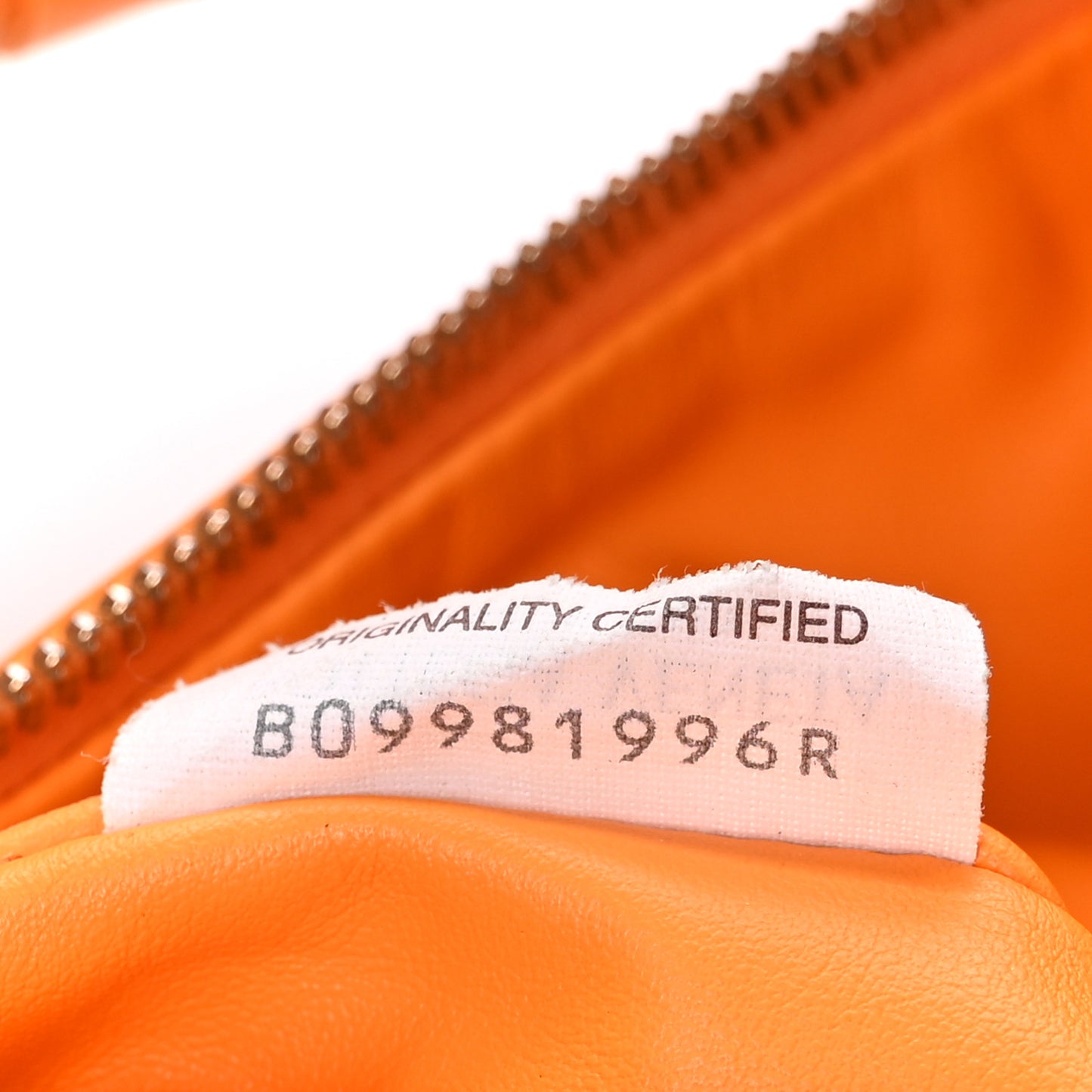 Nappa Intrecciato Teen Jodie Hobo Orange