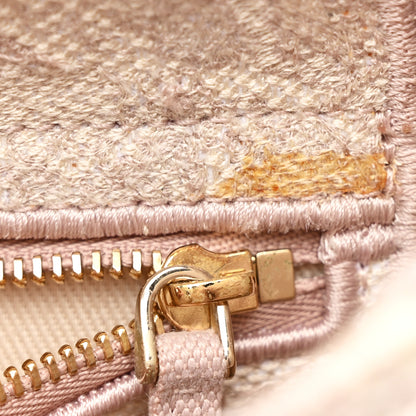 Christian Dior Canvas Toile De Jouy Reverse Embroidered Medium Lady D-Lite Rose 23 of 23