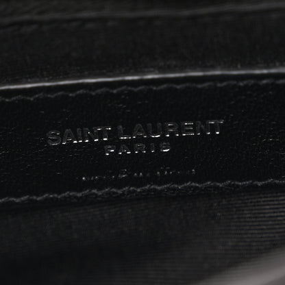 Saint Laurent Calfskin Y Quilted Monogram Toy Loulou Crossbody Bag Earth 7 of 11