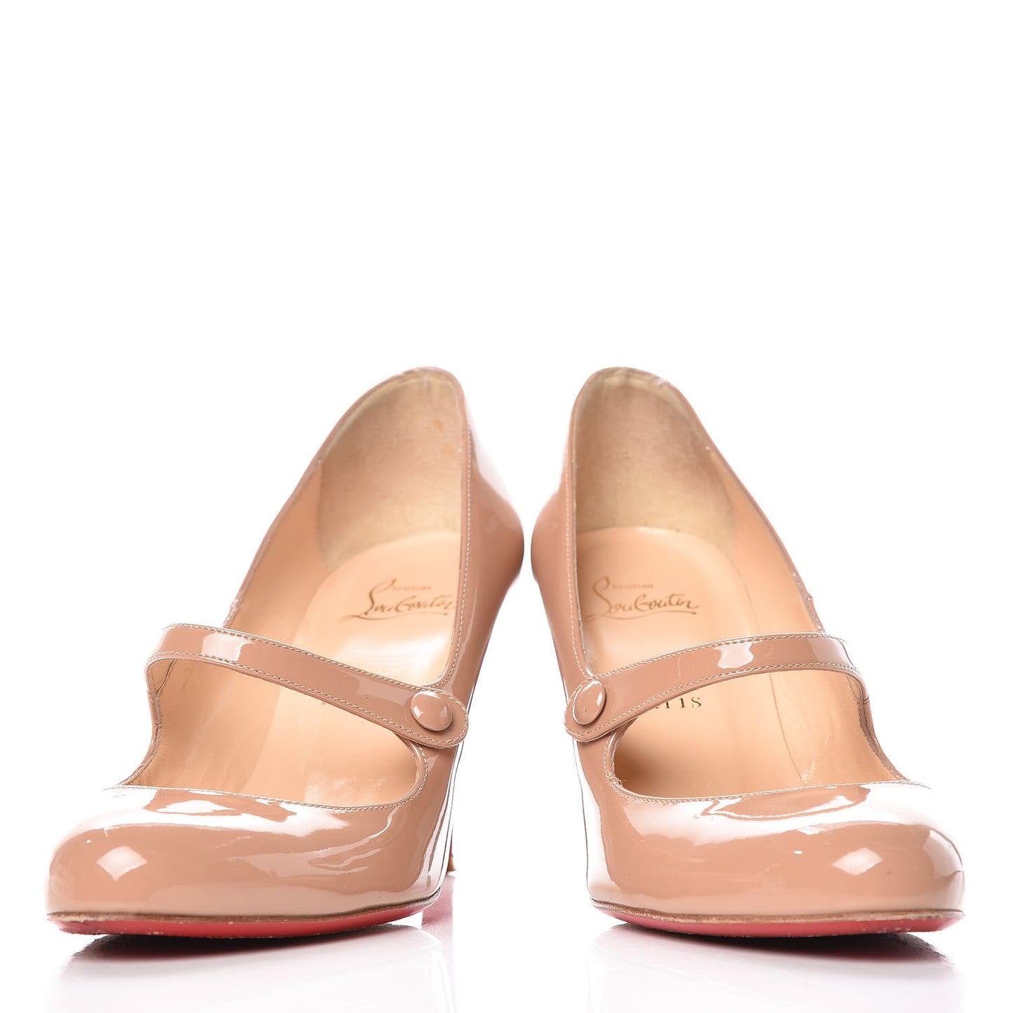 Patent Charlene Pumps 38 Nude