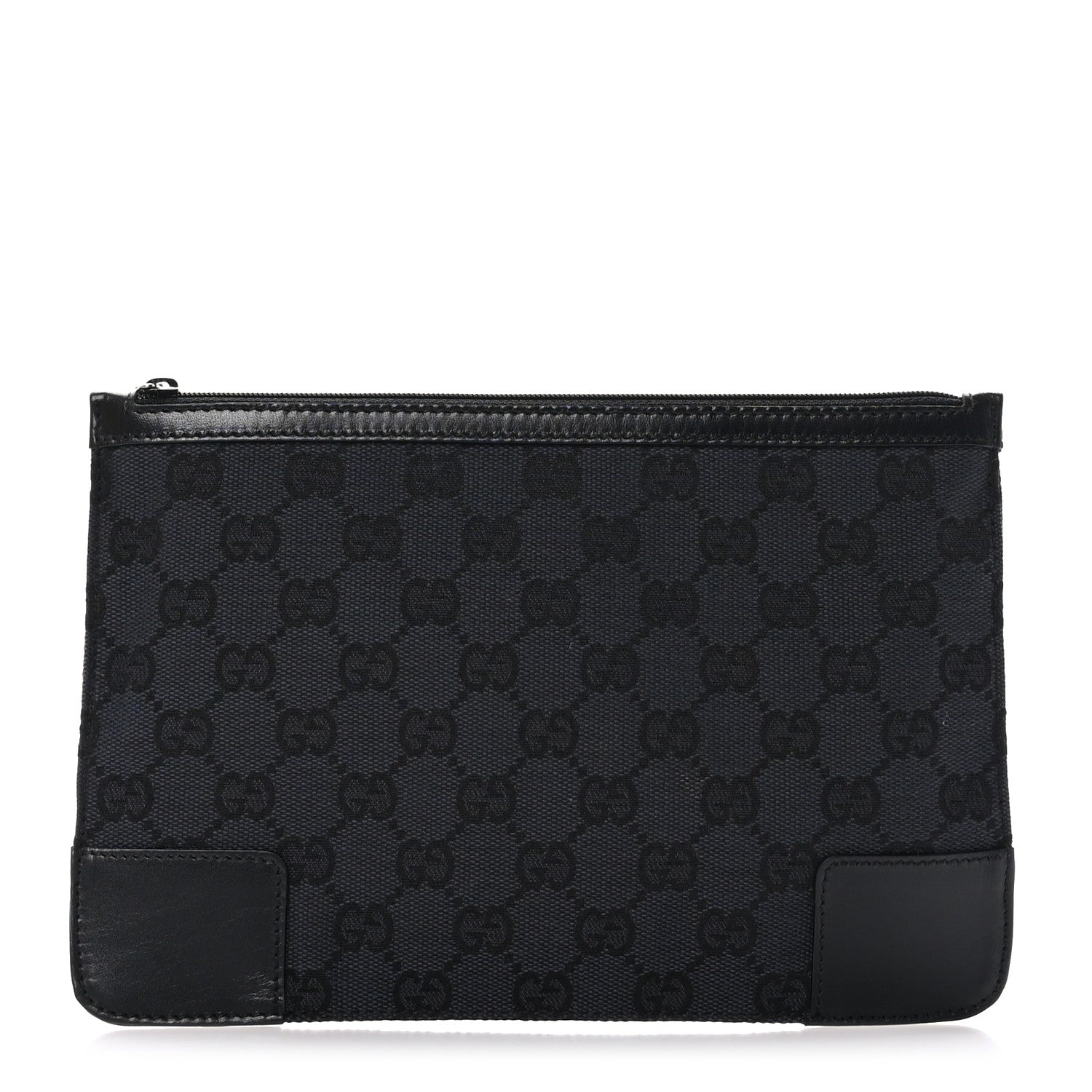 Gucci Monogram Zip Pouch Black 1 of 7
