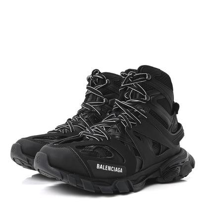 Balenciaga Mesh Nylon Mens Track Hike Sneakers 43 Black 4 of 10