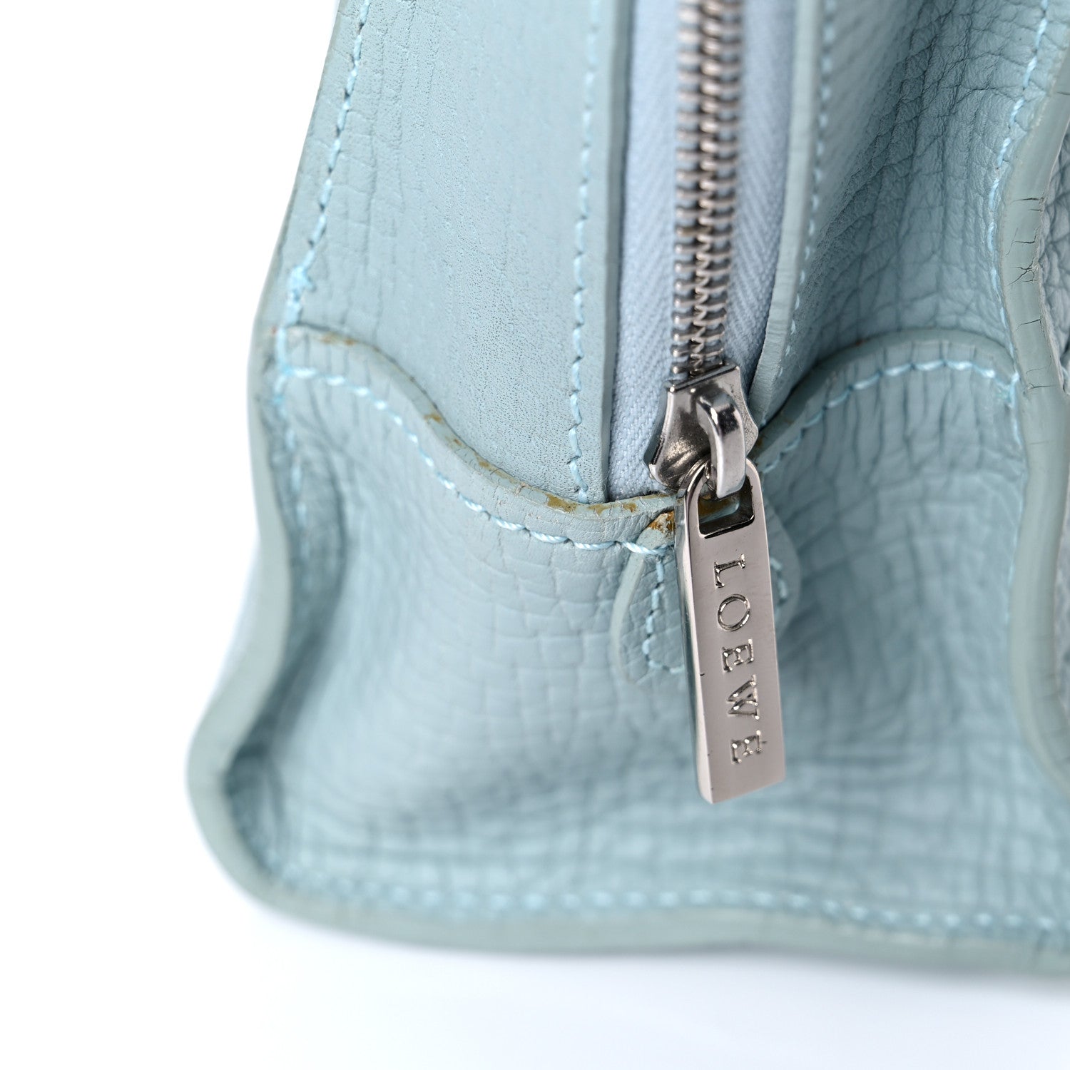 Loewe Calfskin Top Handle Bag Light Blue 25 of 25