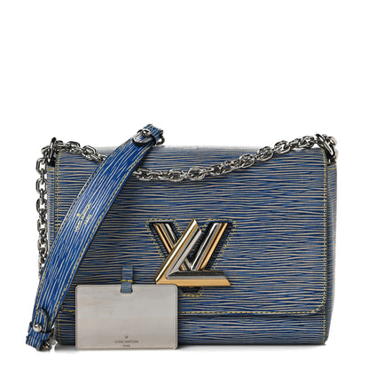 Louis Vuitton Epi Twist Shoulder Bag MM Denim Light 1 of 6