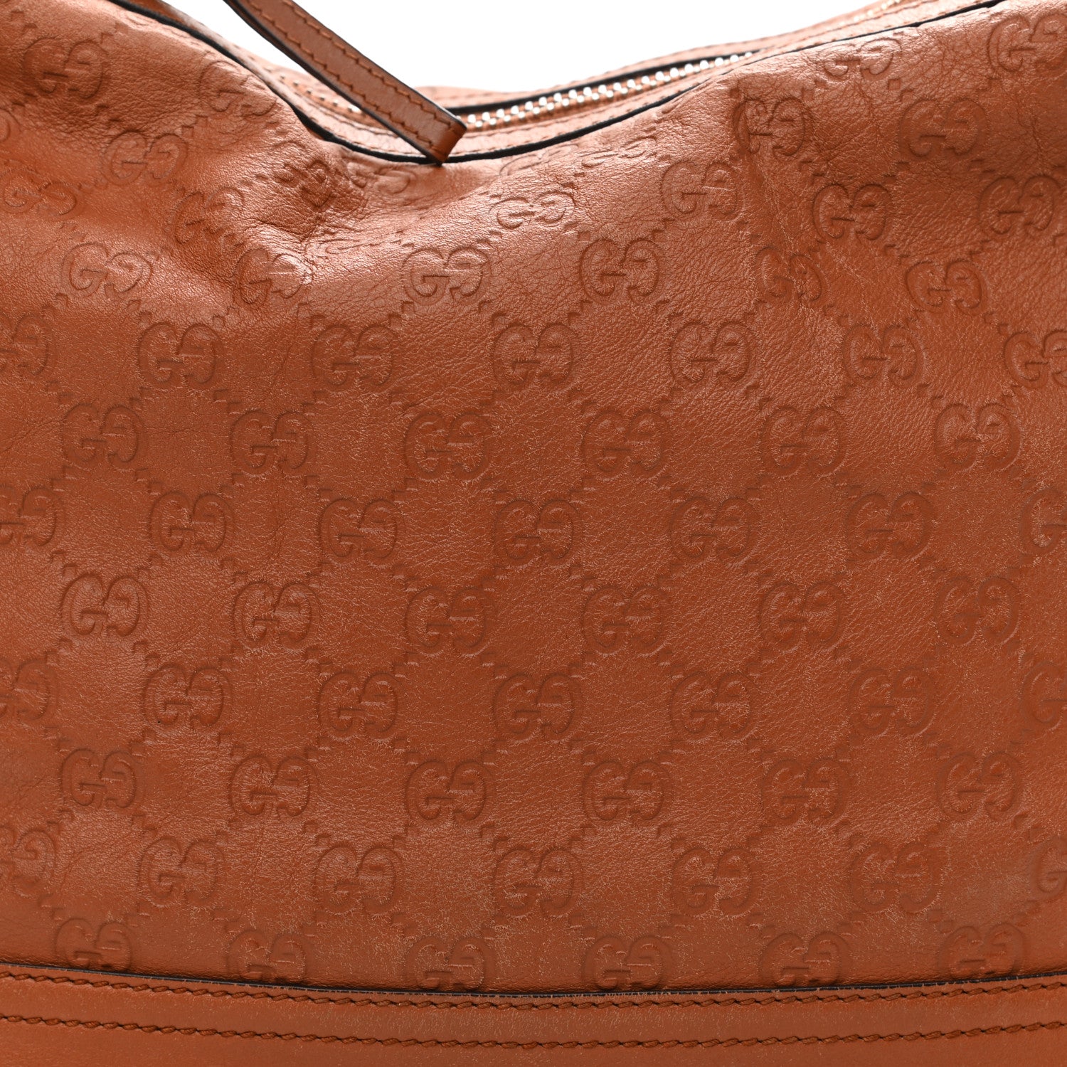 Gucci Guccissima Hobo Shoulder Bag Light Brown 8 of 19