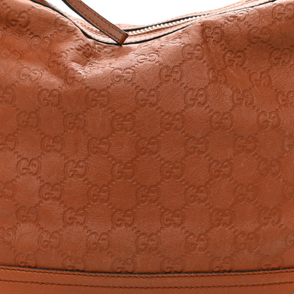 Gucci Guccissima Hobo Shoulder Bag Light Brown 8 of 19