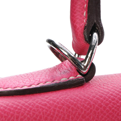 Hermes Epsom Candy Kelly Retourne 35 Rose Tyrien Rubis 24 of 31