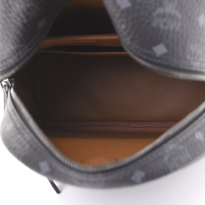MCM Visetos Small Side Stud Stark Backpack Black 4 of 12