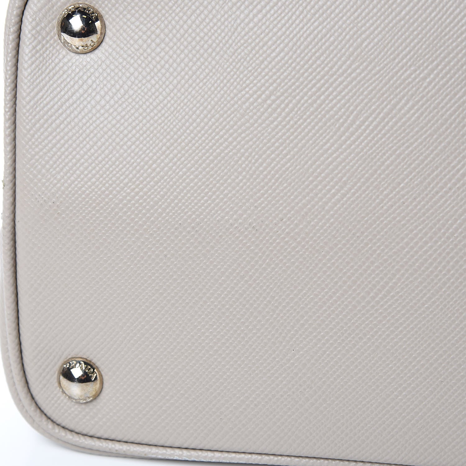 Prada Saffiano Cuir Small Double Handle Tote Pomice 11 of 12