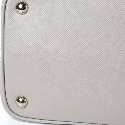 Prada Saffiano Cuir Small Double Handle Tote Pomice 11 of 12