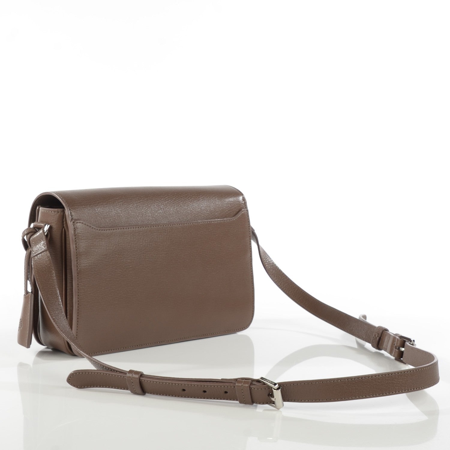 Mulberry Shiny Goatskin Bayswater Shoulder Bag Taupe 3 of 10