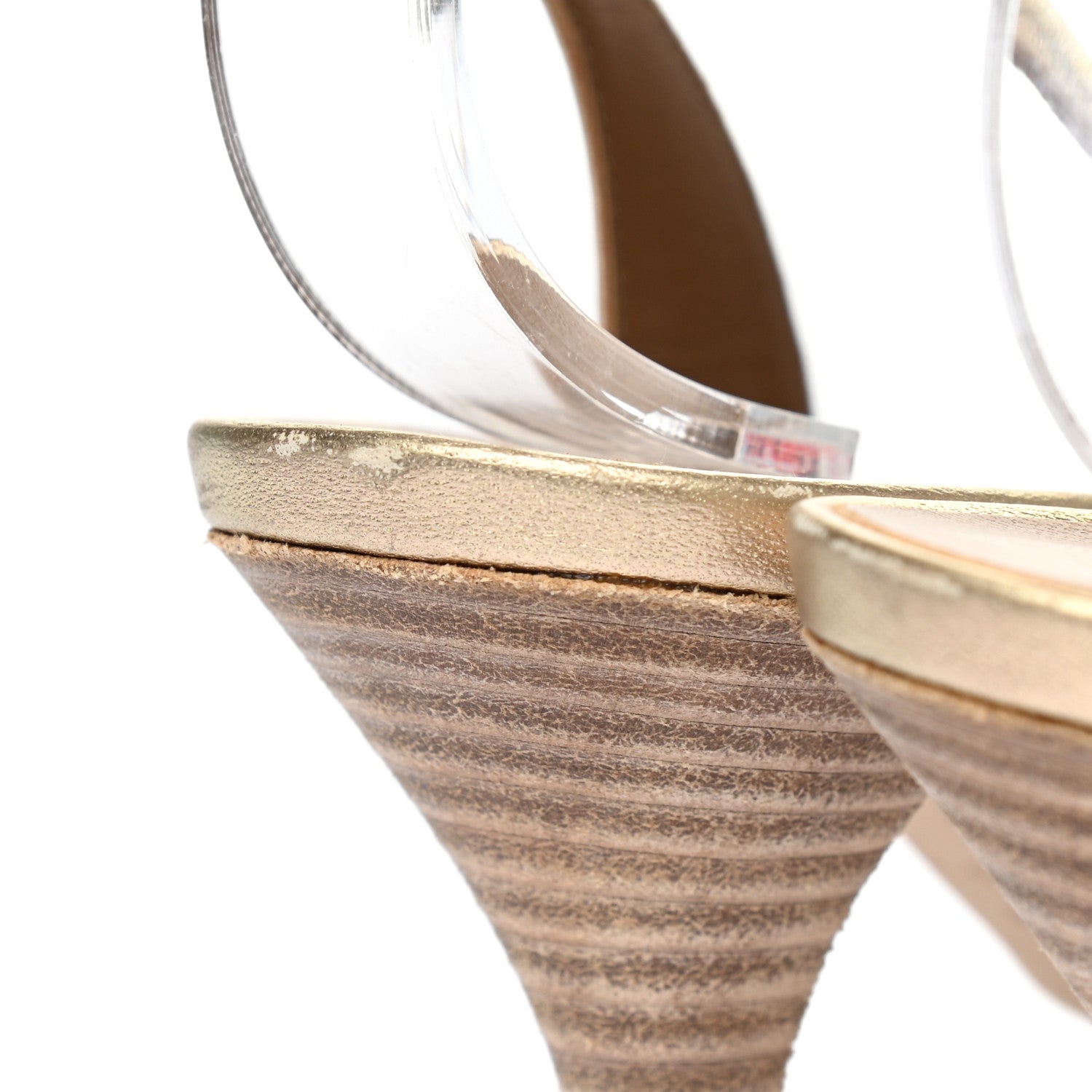 Hermes Metallic Nappa Night 70 Slingback Sandals 37 Gold 11 of 12