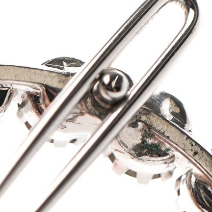 Gucci Crystal Interlocking G Hair Clip Silver 5 of 5