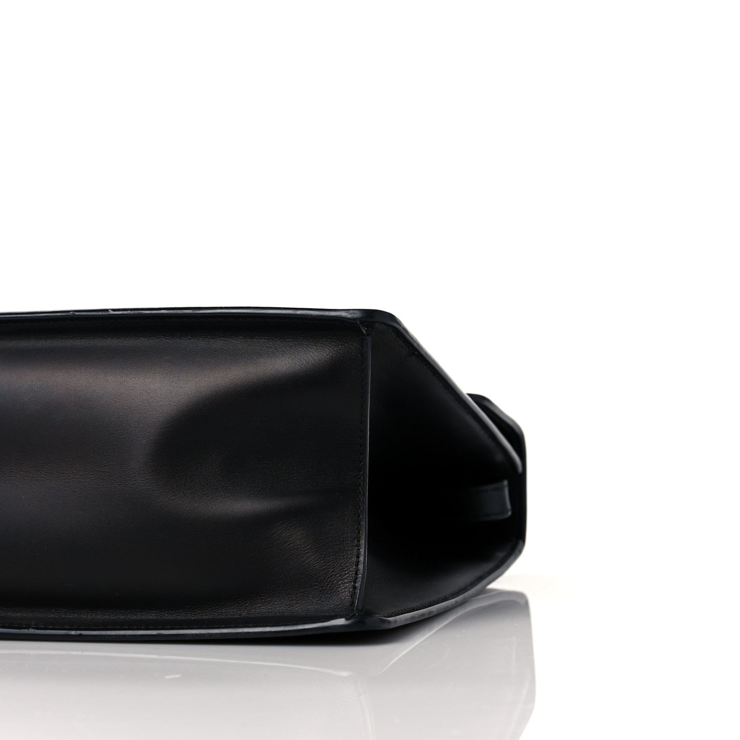 Calfskin Medium Sylvie Top Handle Bag Black