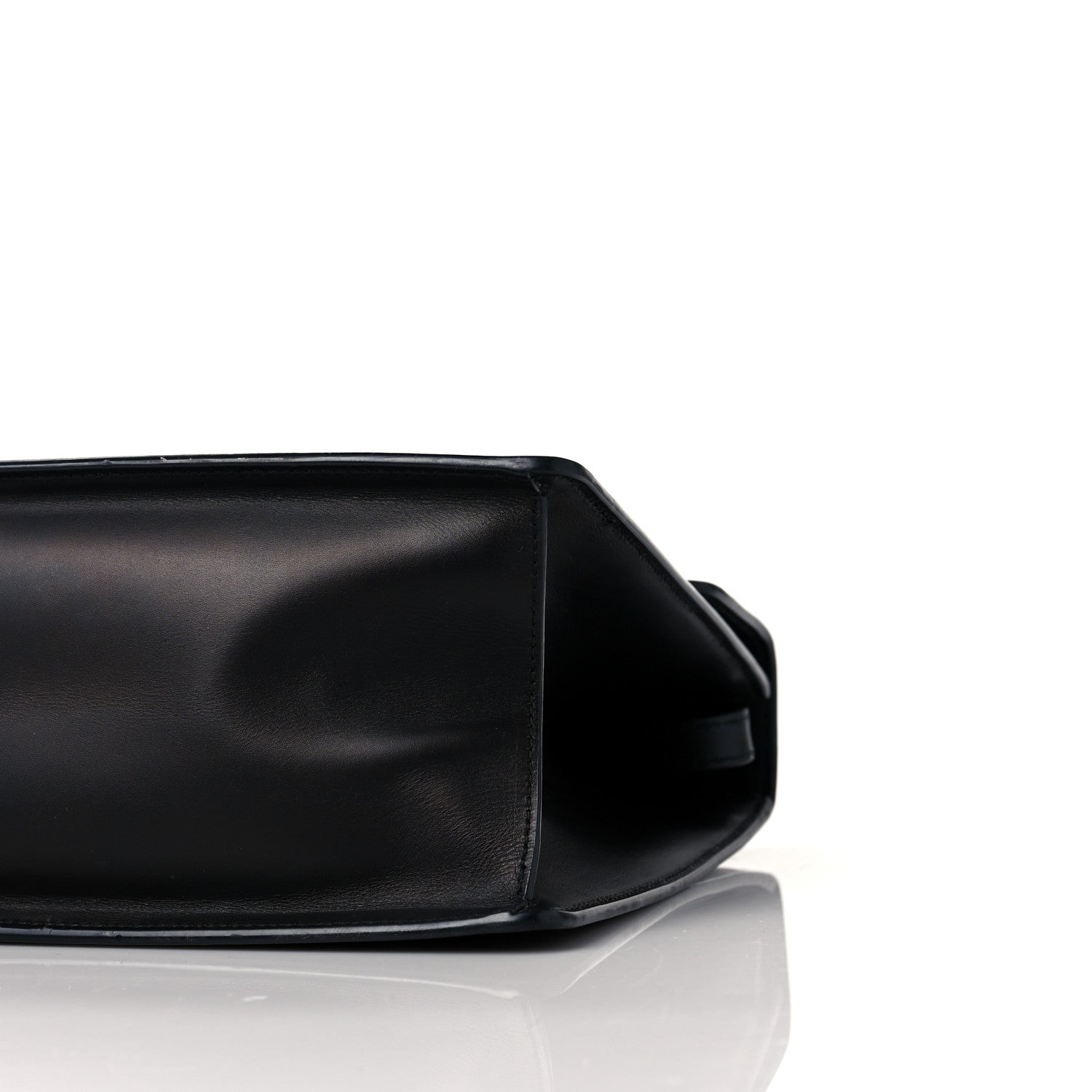 Gucci Calfskin Medium Sylvie Top Handle Bag Black 9 of 11
