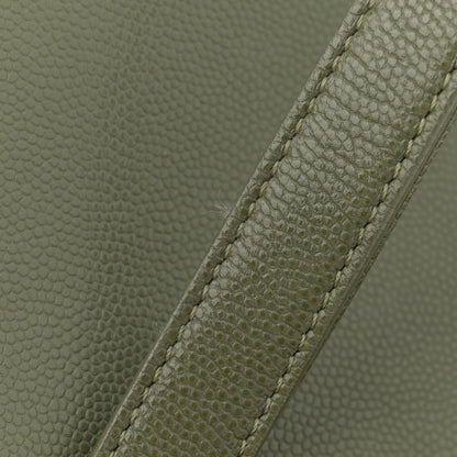 Chanel Caviar Quilted Mini Bracelet On Chain Flap Green 12 of 13