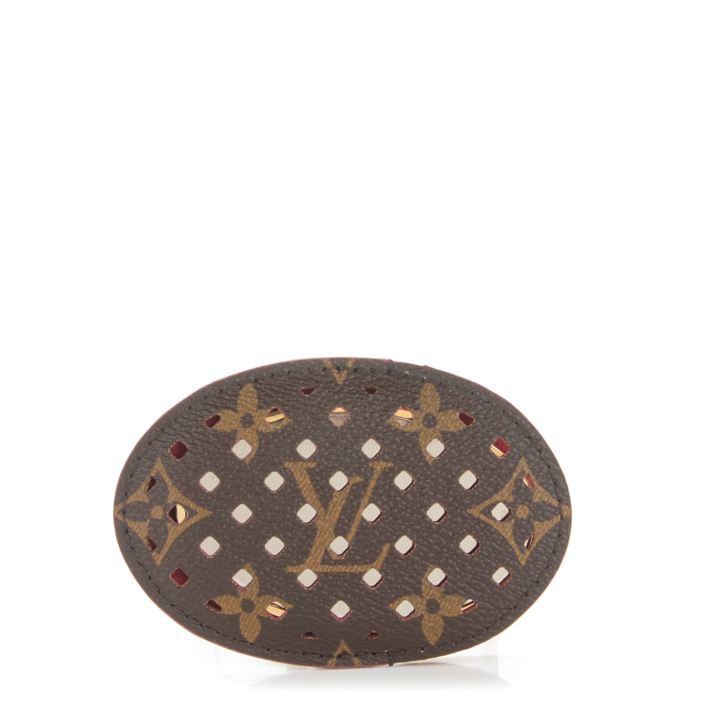 Monogram Perforated SC Flore Mirror Saumur Corail
