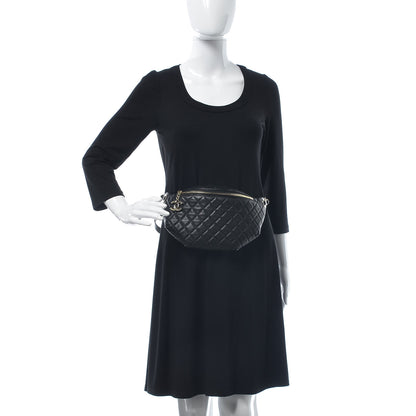 Chanel Calfskin Quilted Belt Me Up Waist Bag Black 2 of 7