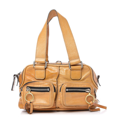 Chloe Crinkled Patent Betty Shoulder Bag Creme 1 of 10