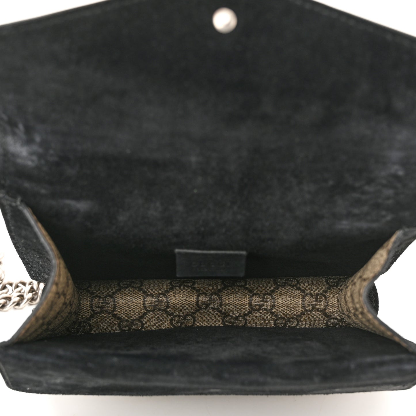 GG Supreme Monogram Mini Dionysus Shoulder Bag Black