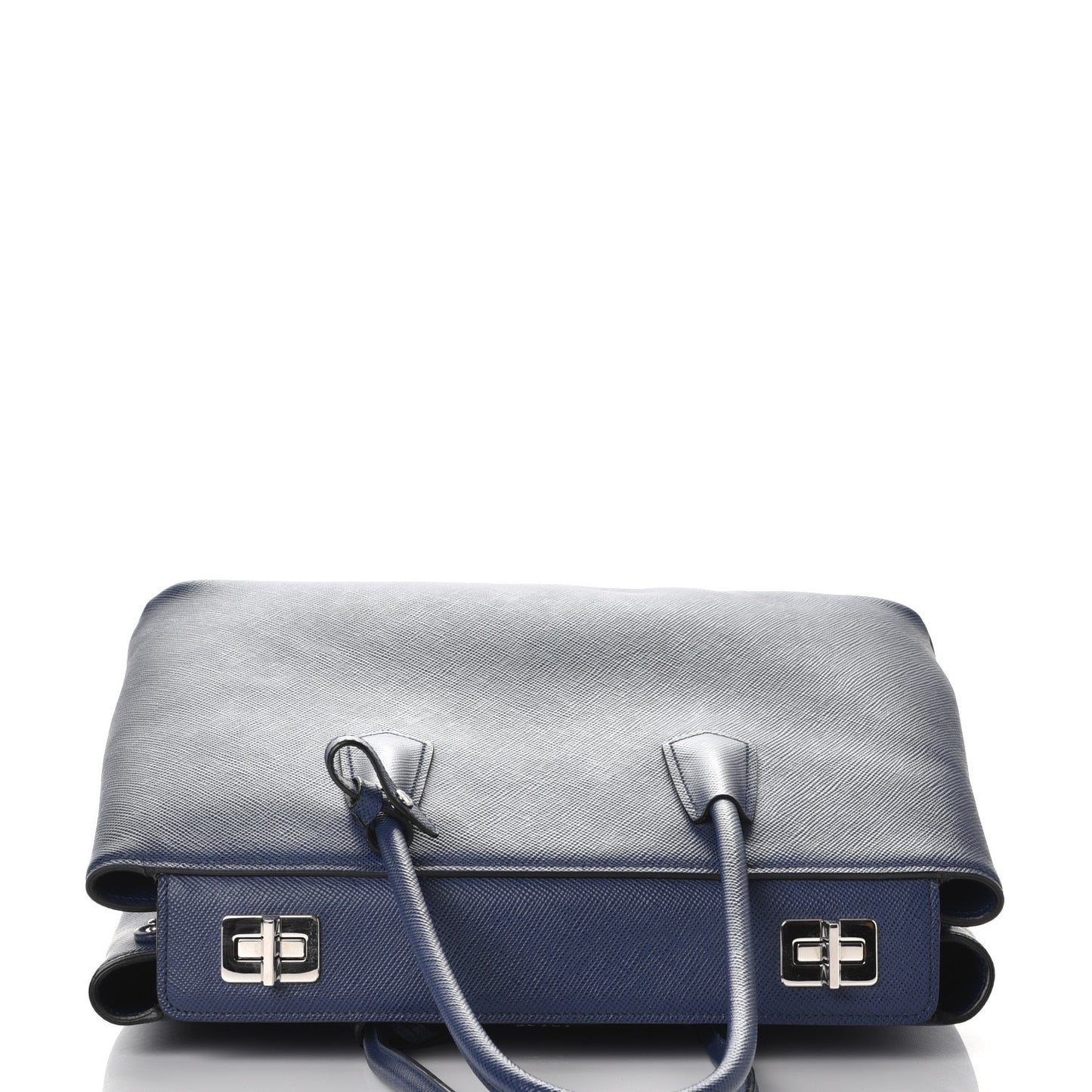 Saffiano Cuir Twin Tote Bleuette
