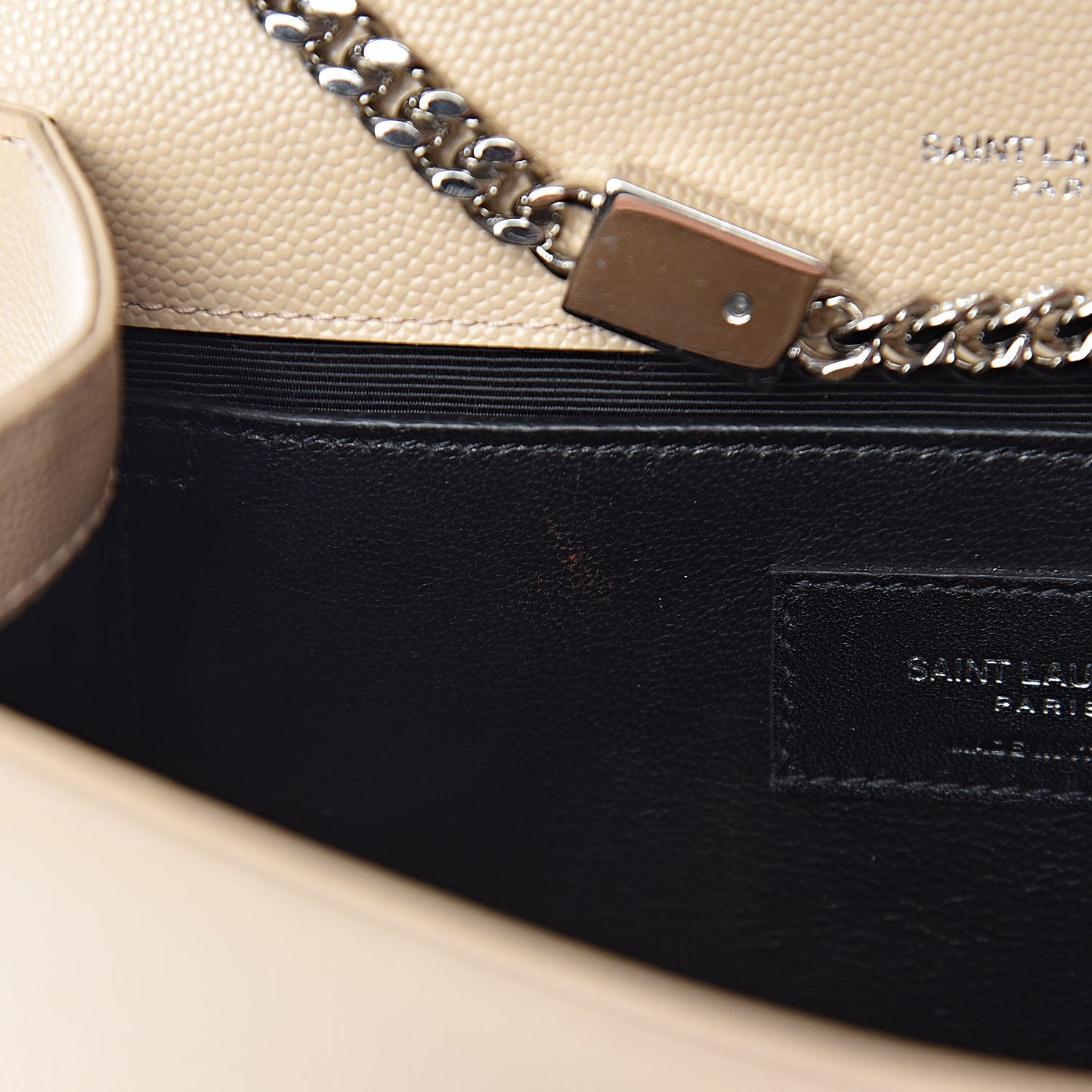Grain De Poudre Small Monogram Kate Satchel Nude Powder