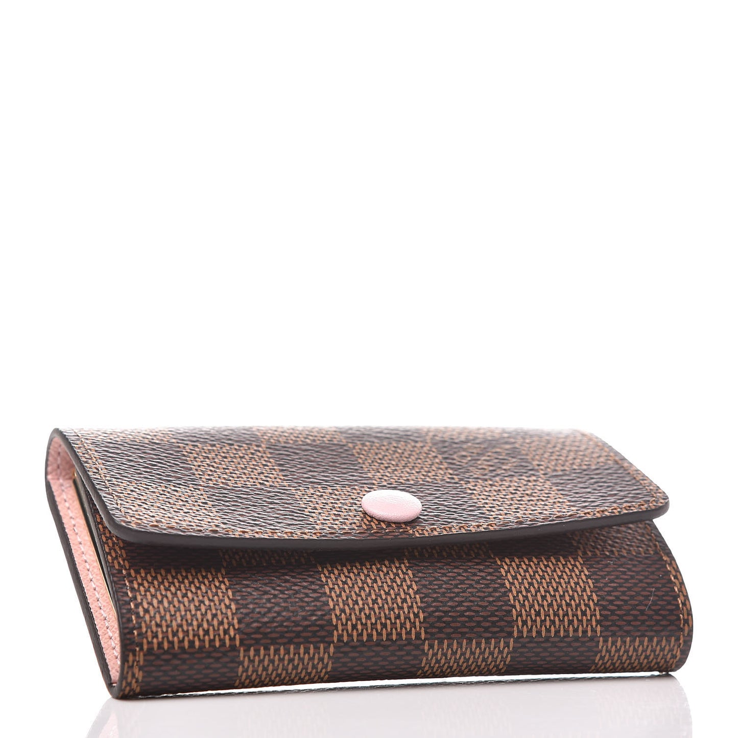 Damier Ebene Multicles 6 Key Holder Rose Ballerine